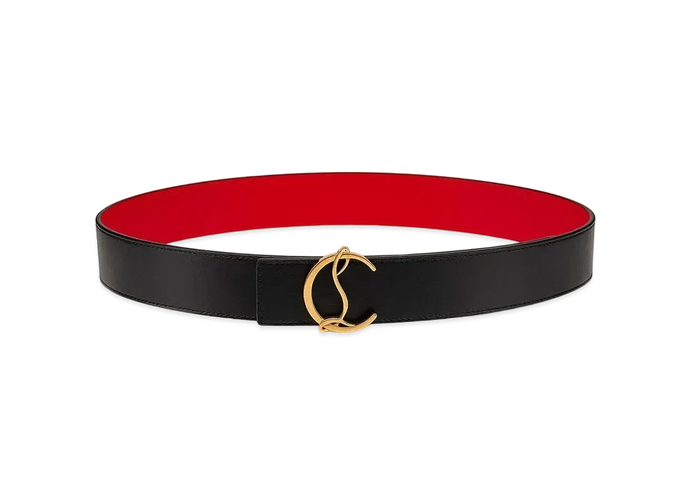 Christian Louboutin CL Logo Belt "Black"