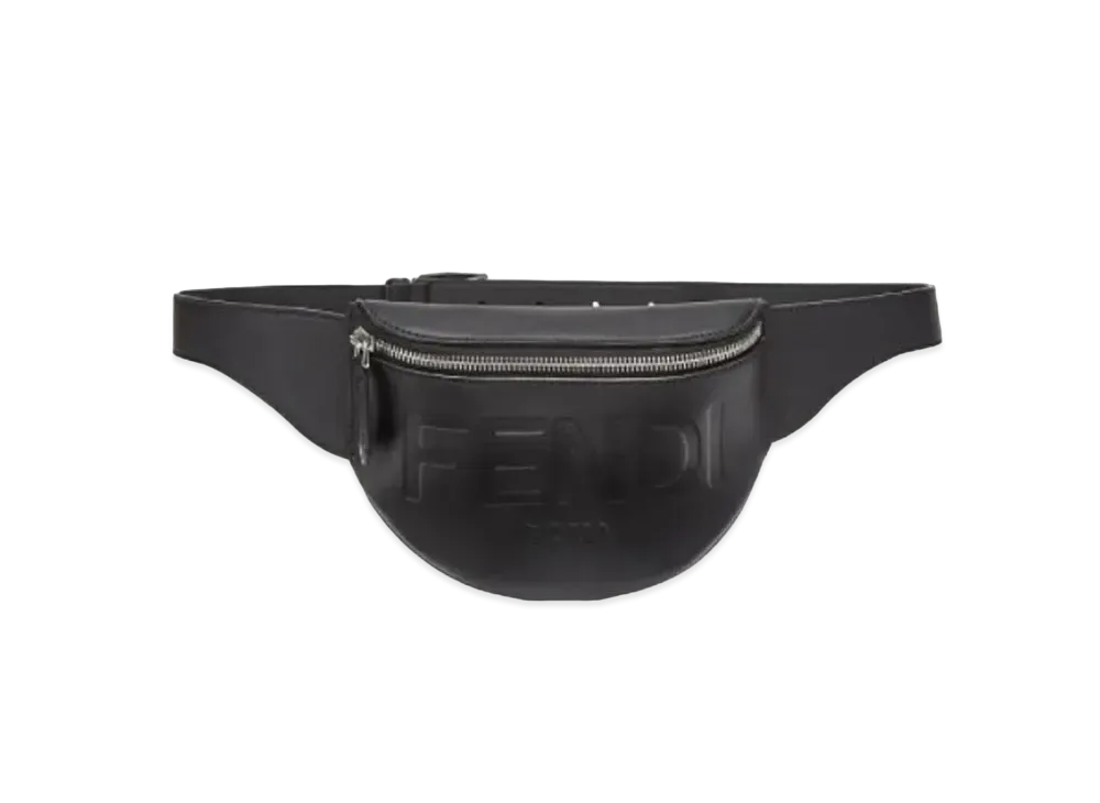 FENDI Belt Bag Leather Belt Bag "Black"
