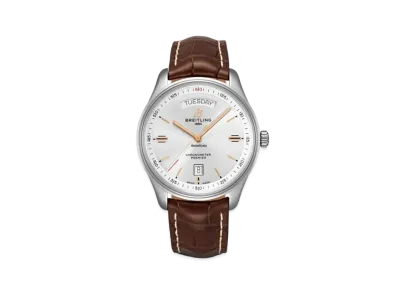 BREITLING PREMIER AUTOMATIC DAY & DATE 40 "Silver"