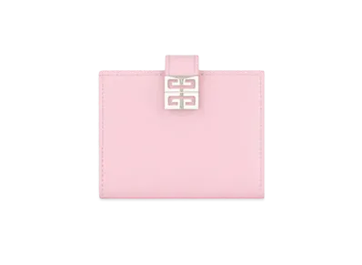 GIVENCHY Small 4G Wallet in Box Leather "Baby Pink"