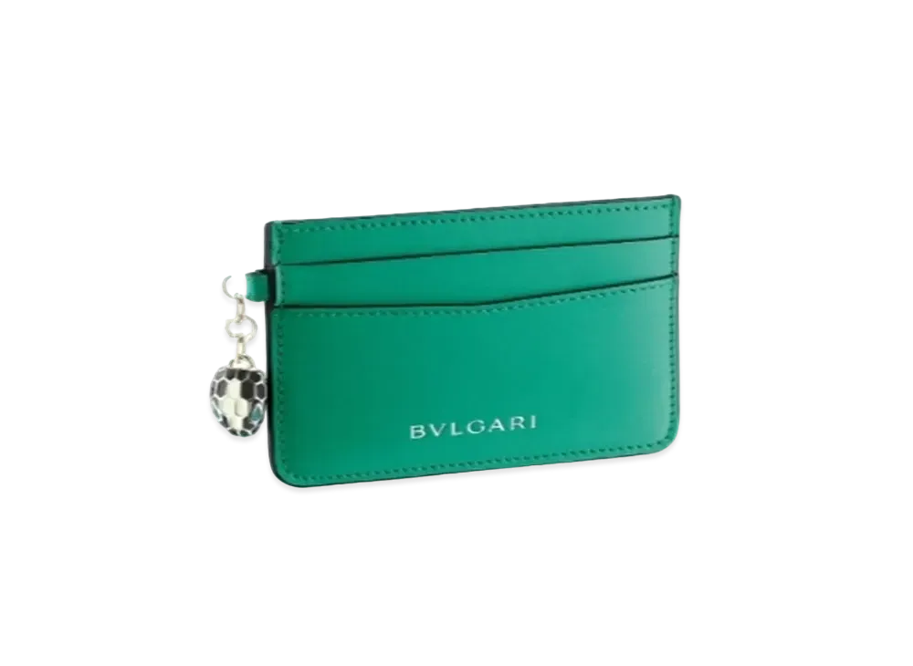 BVLGARI Serpenti Forever Card Holder "Green"