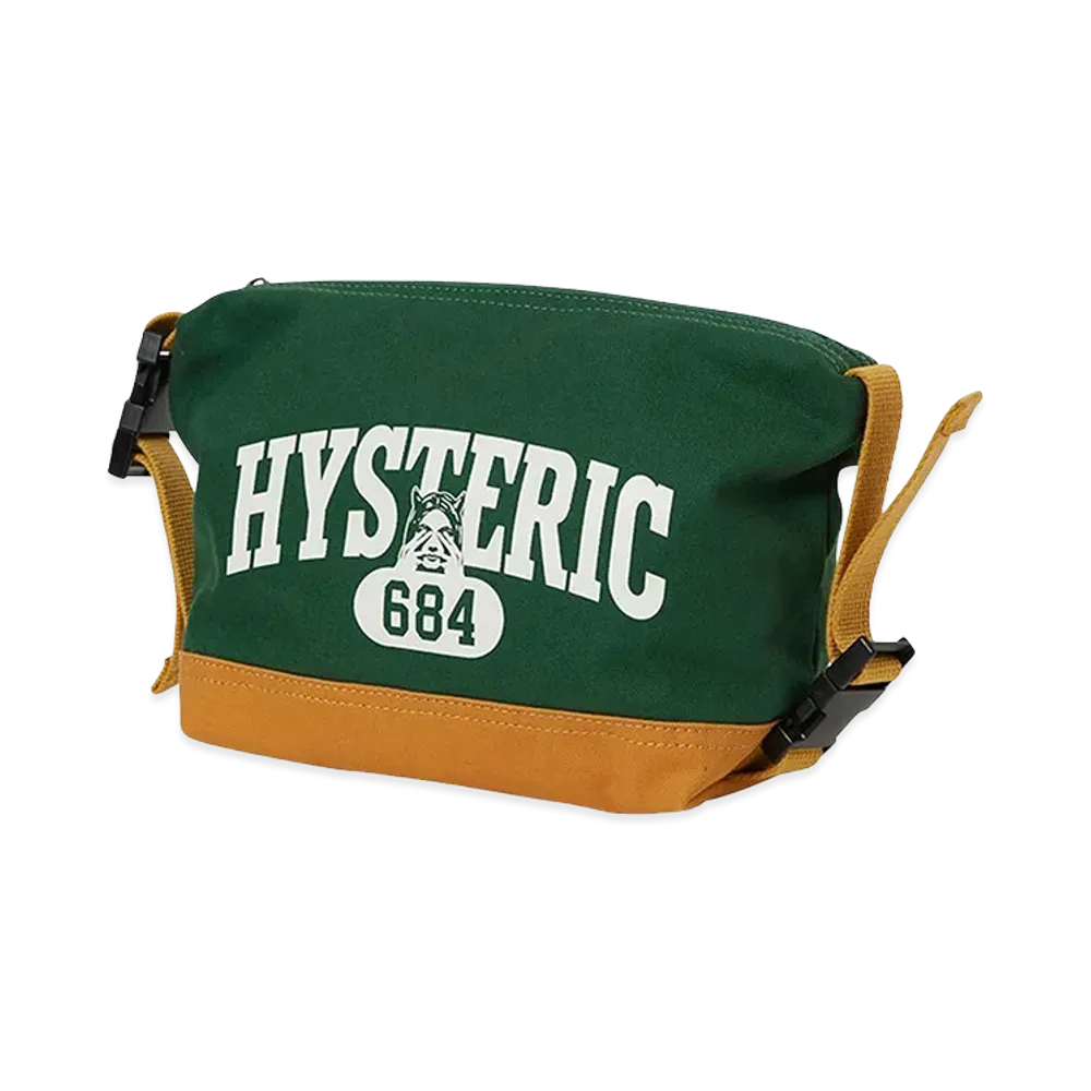 HYSTERIC GLAMOUR Evil College Pouch "Green"