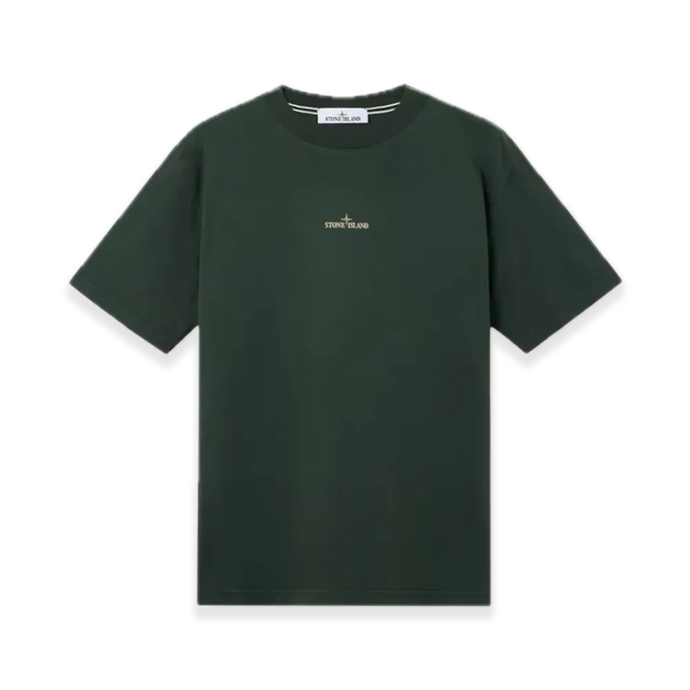 Stone Island 2100037 Combed Organic Cotton Jersey "Juniper"
