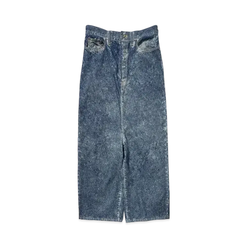 doublet Acid Wash Denim Pants "Indigo"