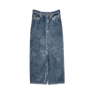 doublet Acid Wash Denim Pants "Indigo"