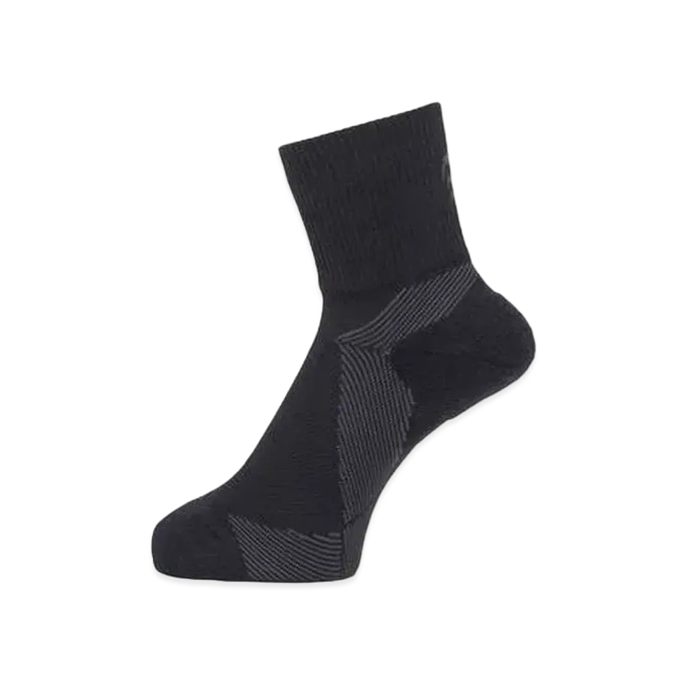Goldwin Arch Support Quarter Socks (C3 Fit / Unisex) "Black"