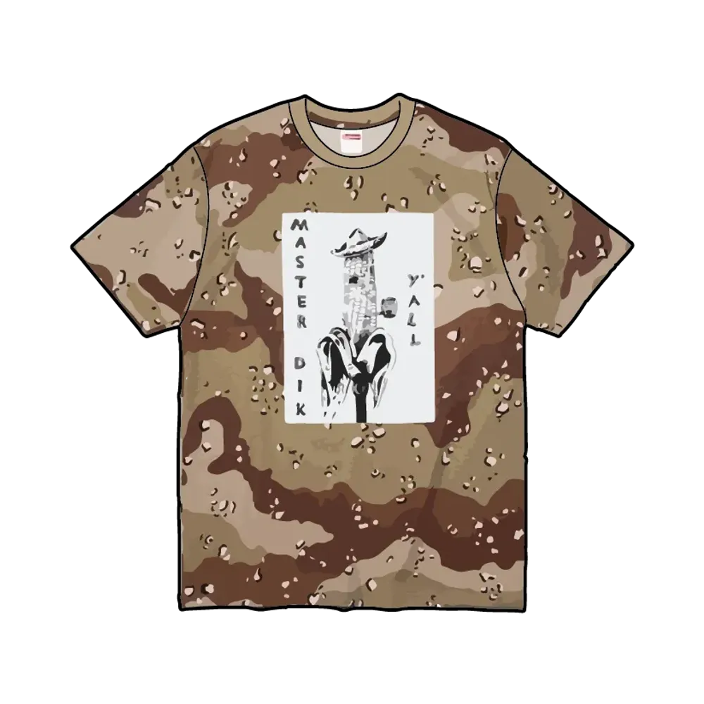 Supreme x Mike Kelley Tee "Chocolate Chip Camo"