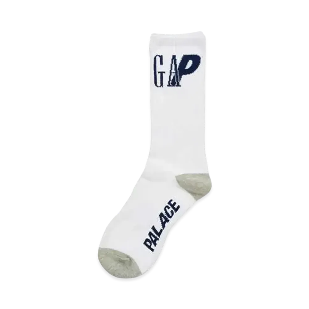 PALACE x Gap Crew Socks "White"