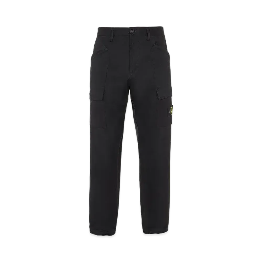Stone Island 30702 MIL.SPEC.STRETCH COTTON_LOOSE FIT "Black"