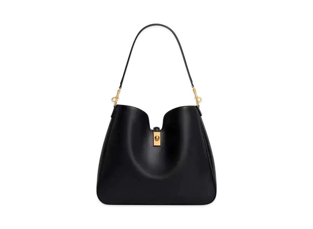 CELINE Medium Camille 16 Soft Bag in Smooth Calfskin "Black"