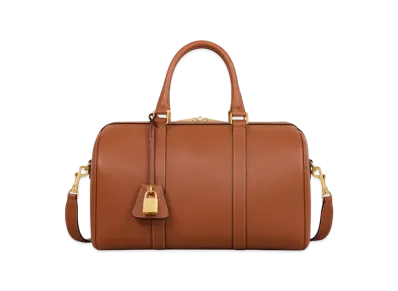 CELINE Large Boston in Supple Grained Calfskin "Tan"