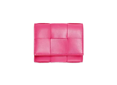 Bottega Veneta Trifold Zip Wallet "Bon Bon"
