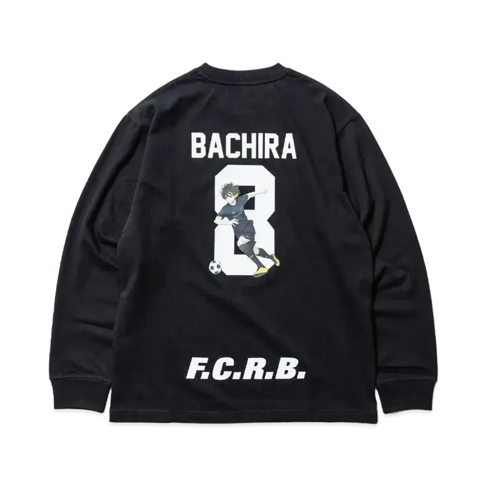 F.C.Real Bristol x BLUE LOCK L/S Tee BACHIRA "Black"