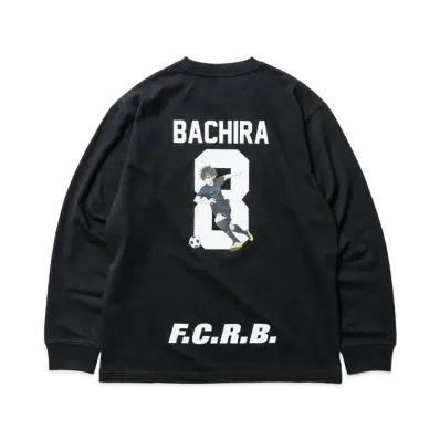 F.C.Real Bristol x BLUE LOCK L/S Tee BACHIRA "Black"
