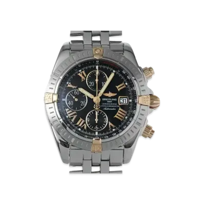 Breitling Chronomat Evolution Vicolo "Black/Yellow Gold/Stainless Steel"