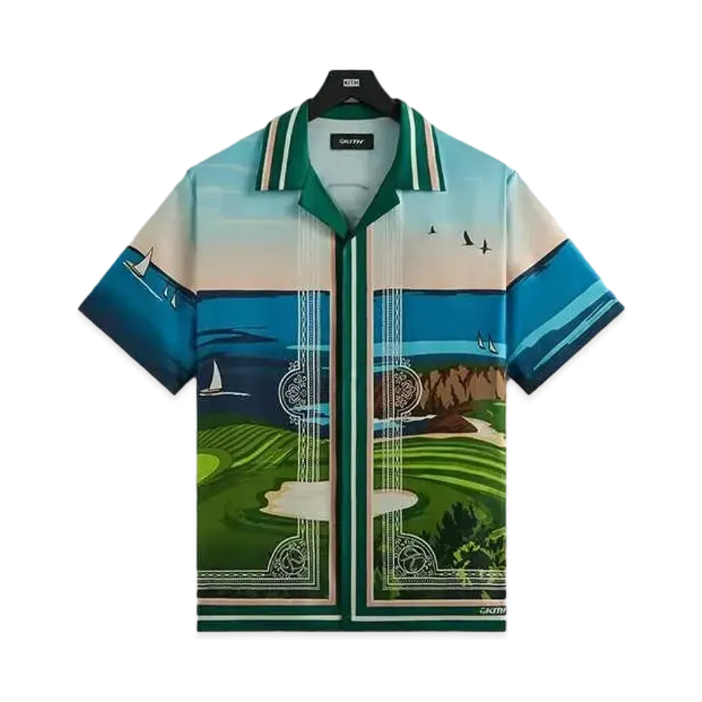 Kith x TaylorMade Tips Camp Collar Shirt "Multi"