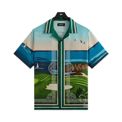 Kith x TaylorMade Tips Camp Collar Shirt "Multi"