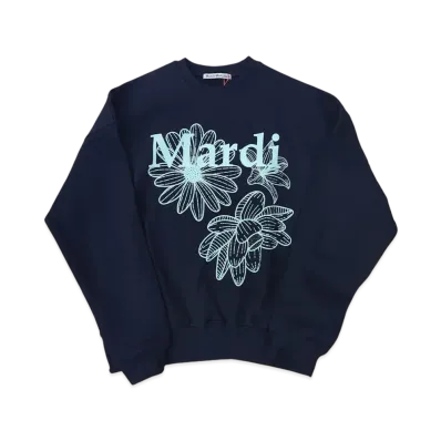 Mardi Mercredi Sweatshirt Triple Flower "Black Mint"