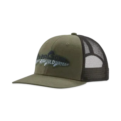 Patagonia Men's Take a Stand Trucker Hat "Basin Green"