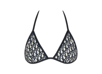 Dior Women's Bikini Top Dior Oblique "Blue"