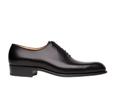 J.M.Weston Flore Oxford Shoe #402 D Box Calf "Black"11J010140210 Single Leather Sole