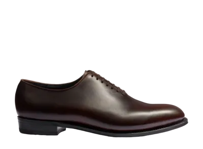 J.M.Weston Ultra Weston One Cut Oxford #344 D "Coffee" 11S1FRX34410 Single Leather Sole