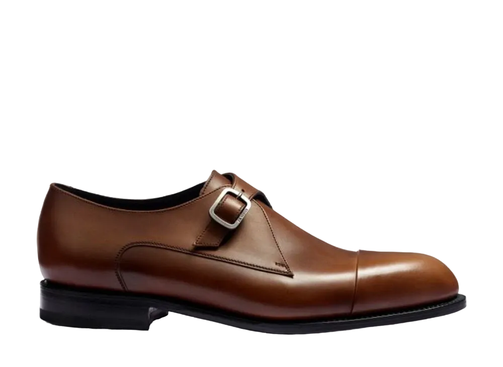 J.M.Weston Edouard Single Monk #379 D11U3FRH3792F Single Leather Sole