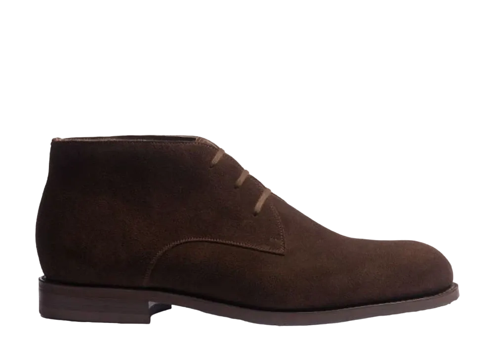 J.M.Weston Edouard Chukka Boots #368 D Suede "Brown"11U3GFS3682T Monogram Rubber Sole