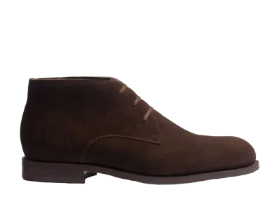 J.M.Weston Edouard Chukka Boots #368 D Suede "Brown"11U3GFS3682T Monogram Rubber Sole