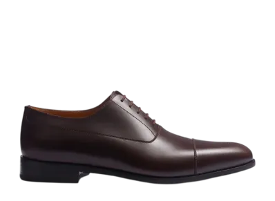 J.M.Weston West Cap Toe Qxford #104 "Dark Brown Box Calf"