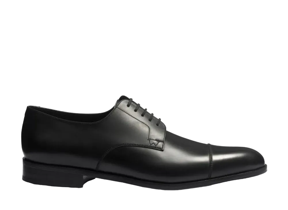 J.M.Weston West Derby #103 "Black"11U5GAA1039R Half Rubber Leather Sole