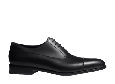 J.M.Weston West Cap Toe Oxford #104 "Black"11U5GAA1049R Half Rubber Leather Sole