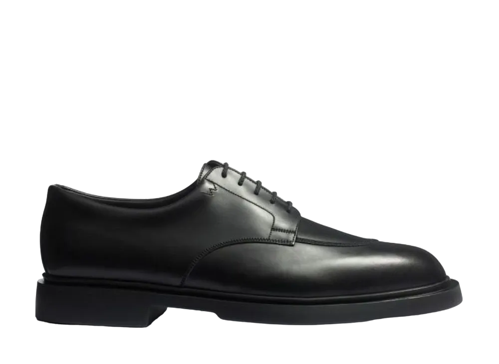 J.M.Weston Walker Derby Smooth Calf "Black" #32611U6EYH3269S Ultra Light Rubber Sole