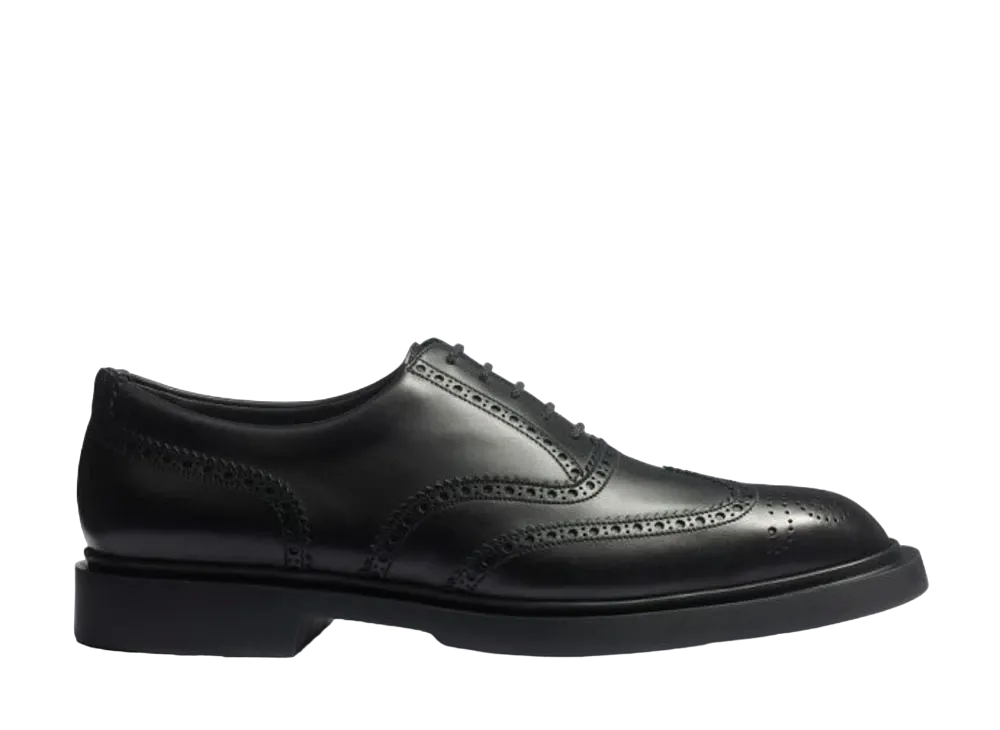 J.M.Weston Walker Oxford Smooth Calf "Black" #32711U6EYH3279S Ultra Light Rubber Sole