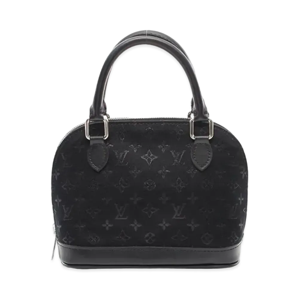 Louis Vuitton Monogram Satin Little Alma "Noir"