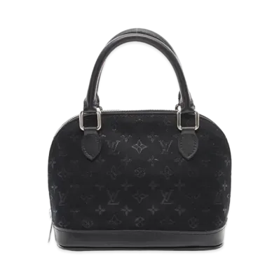 Louis Vuitton Monogram Satin Little Alma "Noir"