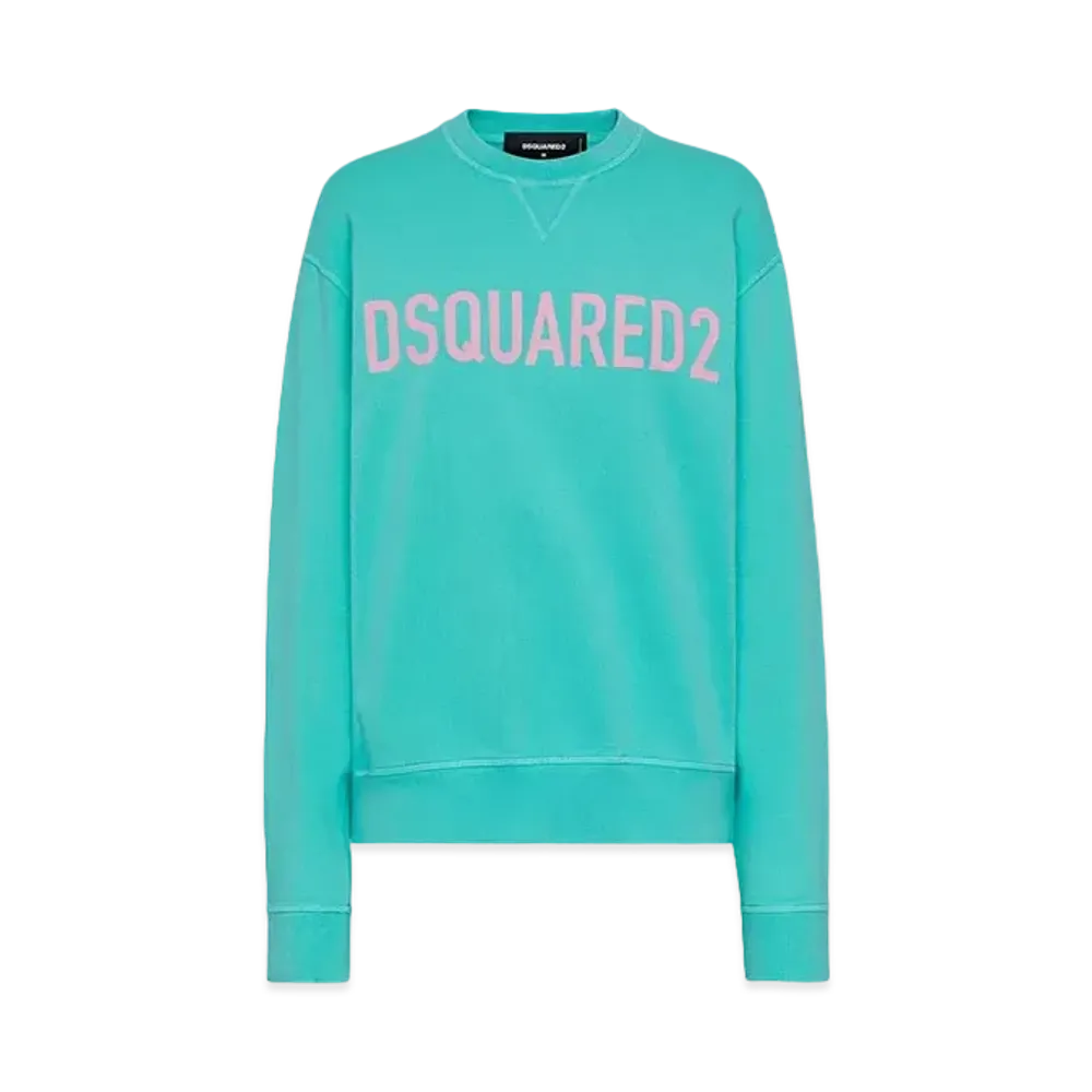 Dsquared2 Cool Fit Crewneck Sweatshirt "Pale Green"