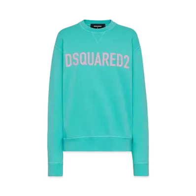 Dsquared2 Cool Fit Crewneck Sweatshirt "Pale Green"
