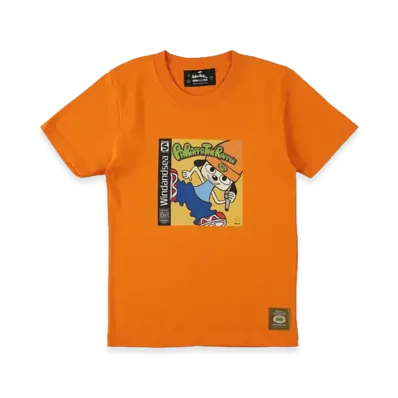 WIND AND SEA x Parappa The Rapper Kids Parappa Cover Tee "Orange"
