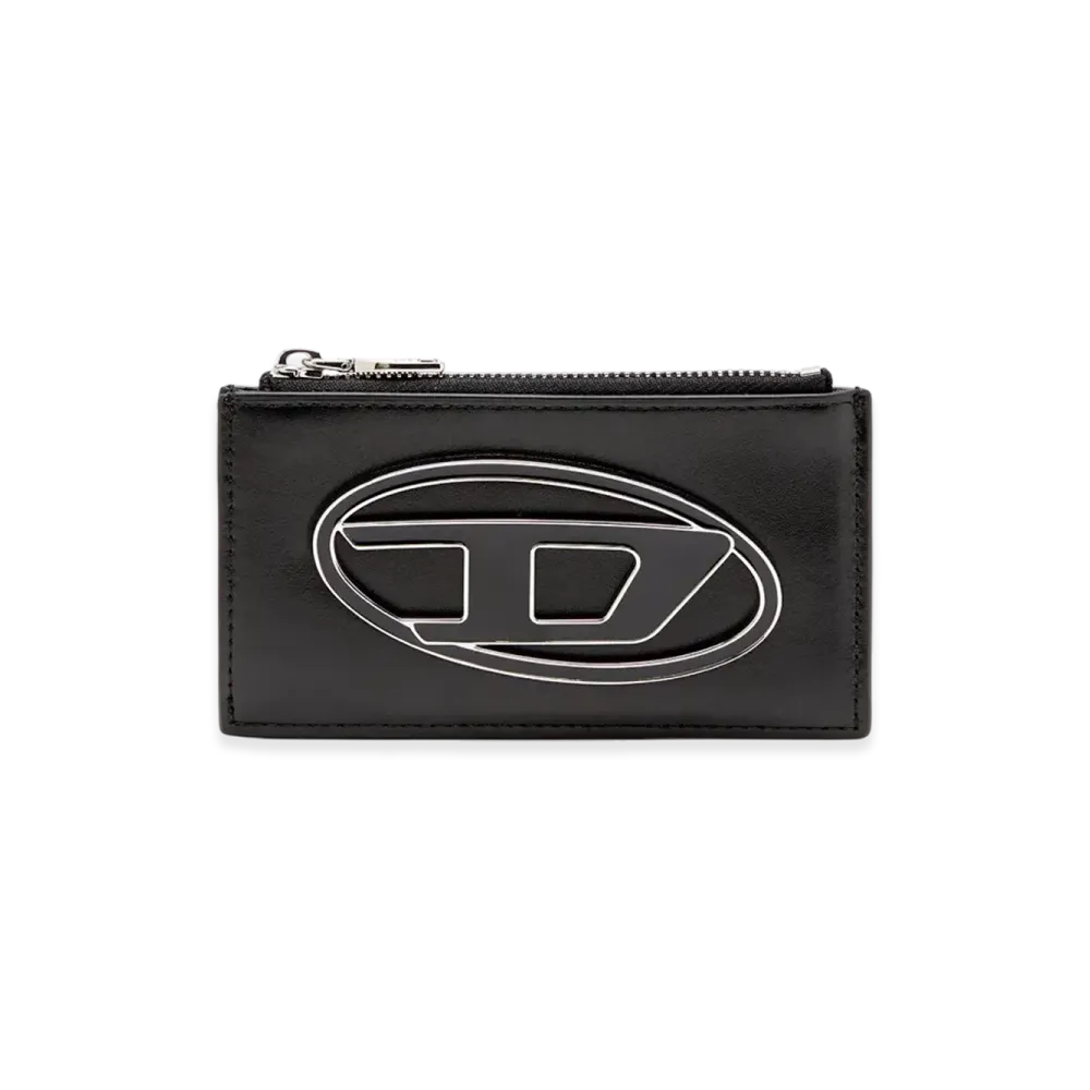Diesel 1Dr Card Holder Iii Flat Card Holder In Nappa Leather "Black"