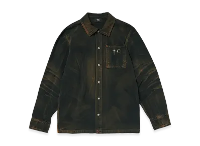 THUG CLUB TC Two Tone Washed Shirt "Rust Black"