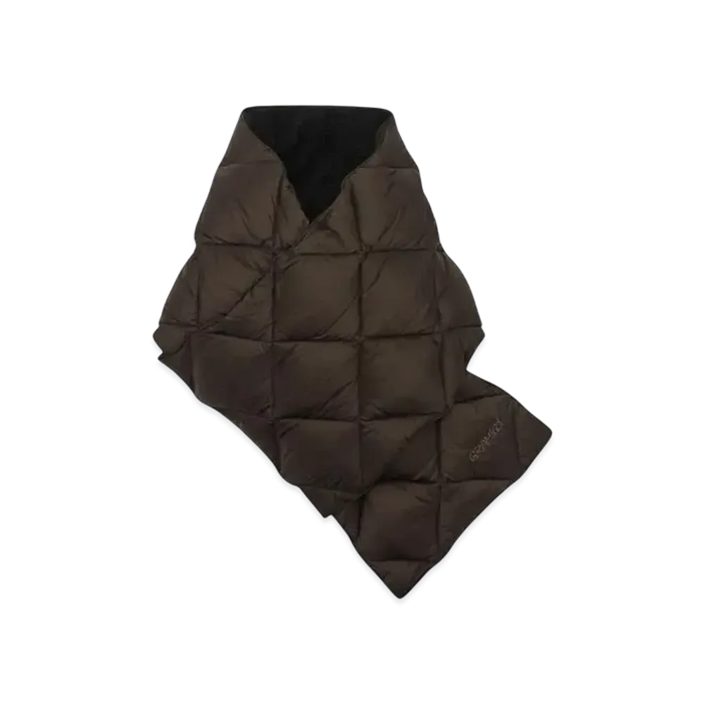 GRAMICCI x TAION Down Scarf "Dark Brown"