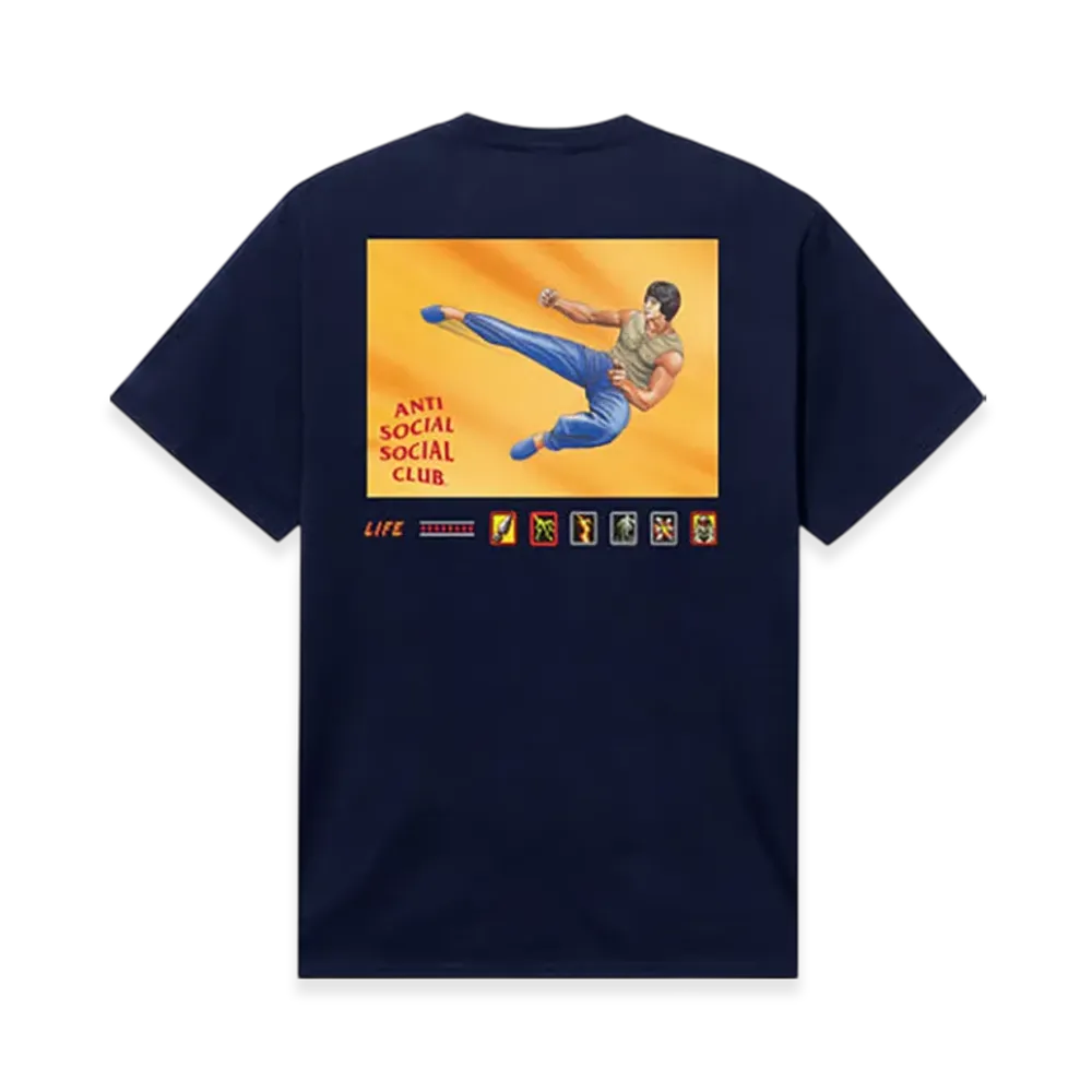 ANTI SOCIAL SOCIAL CLUB x Shinobi Retro Joe Tee "Navy"