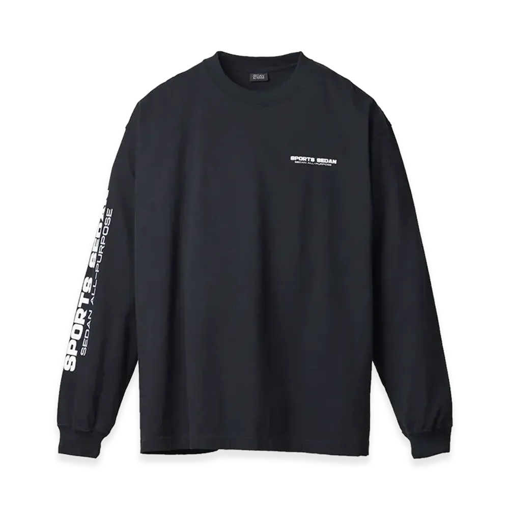 SEDAN ALL-PURPOSE Sports Logo L/S Tee "Black"