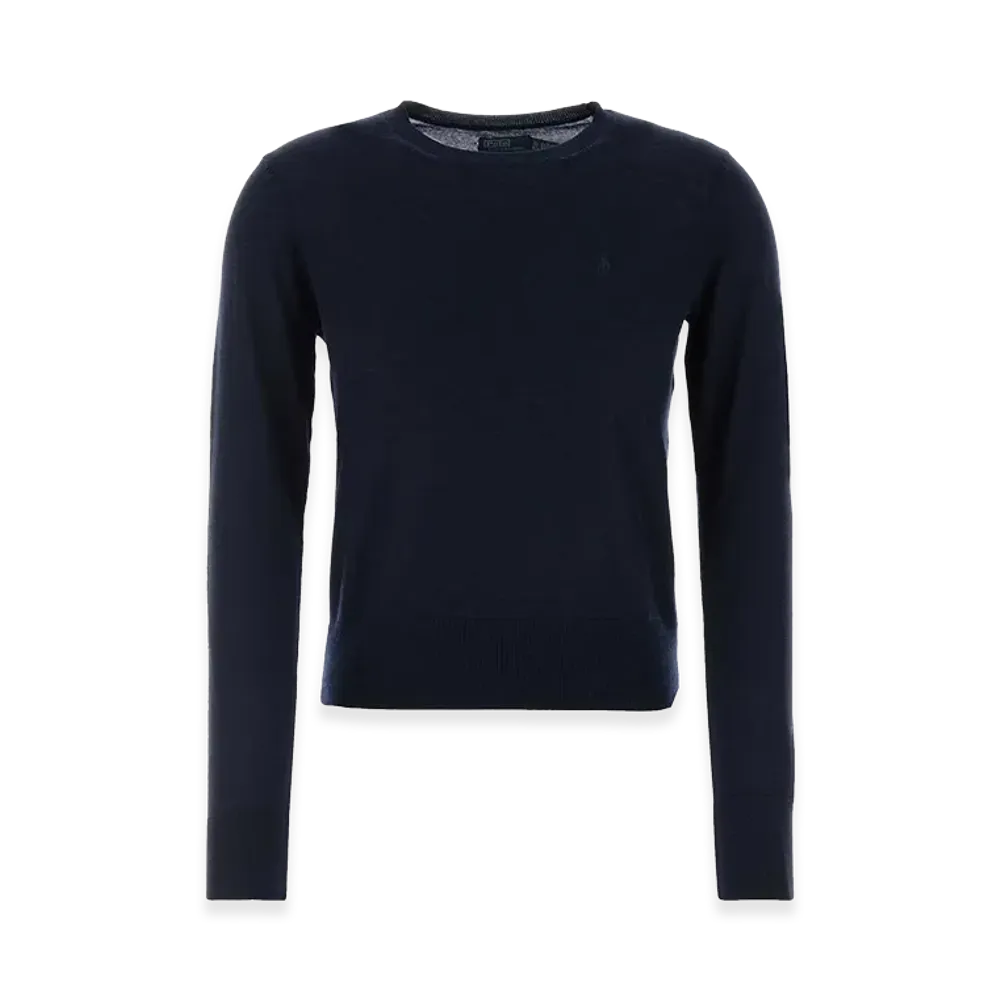 Polo Ralph Lauren Women's Wool Sweater "Midnight Blue"