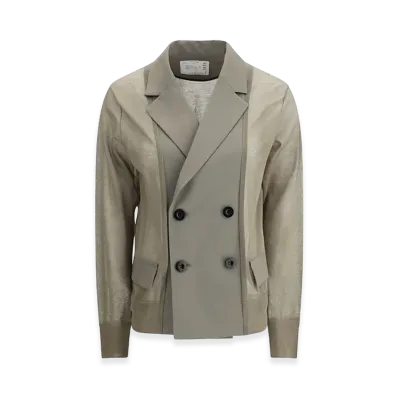sacai Semi Sheer Jacket "Beige"