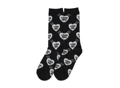HUMAN MADE Heart Socks "Black"