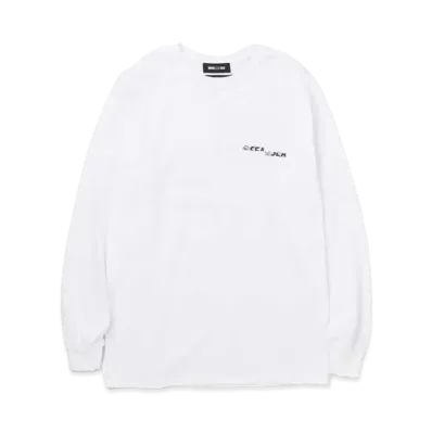 NEIGHBORHOOD WIND AND SEA NHWDS-2 / C-TEE . LS "White"