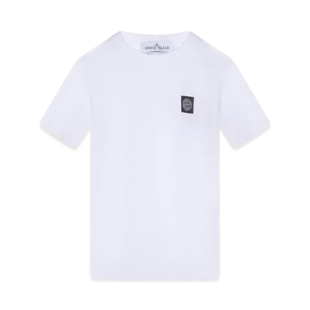 Stone Island Kids Compass Logo T-Shirt "White"