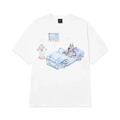 HUF Summer 25 Road Dawg Tee "White"